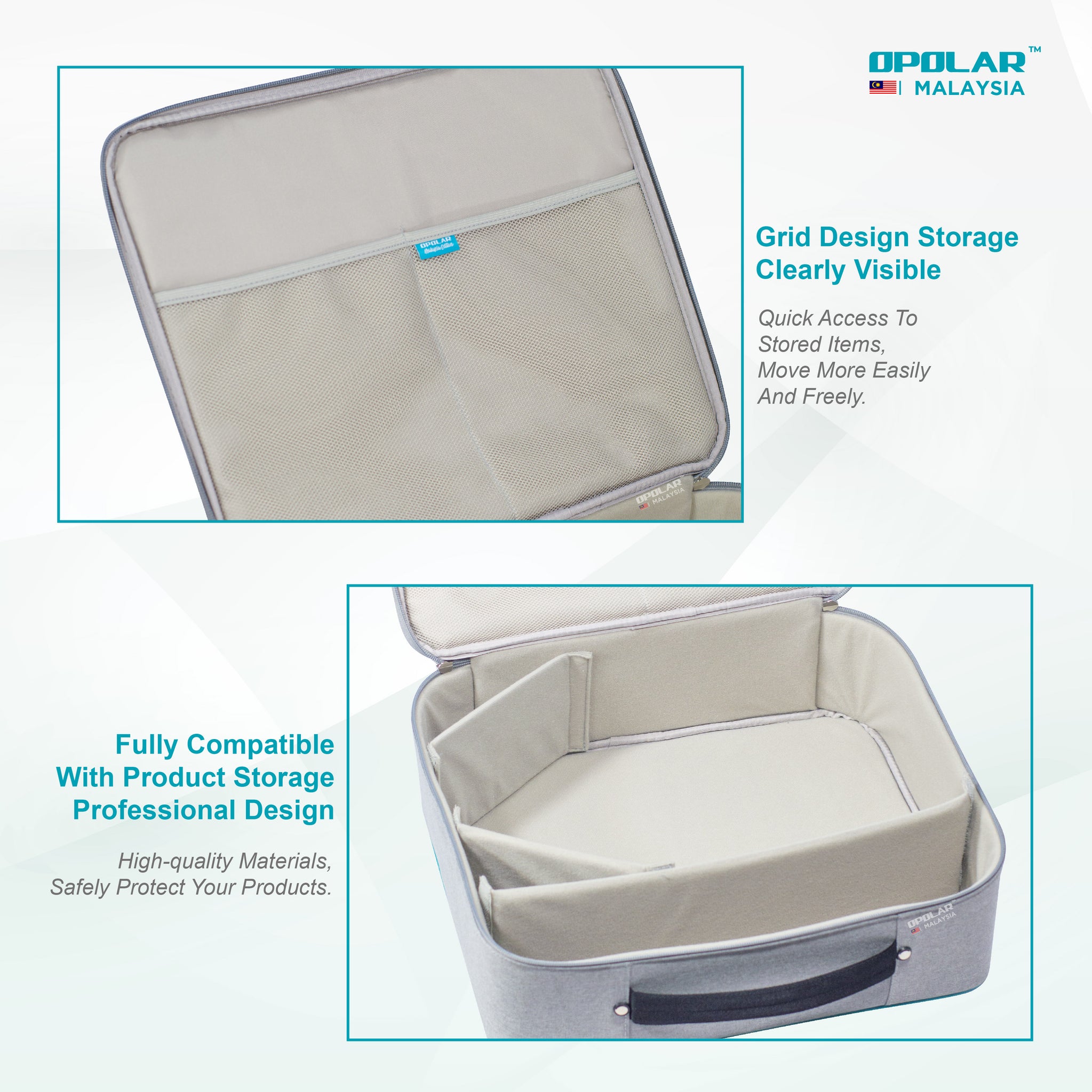 Opolar T Series Storage Bag - Light Grey