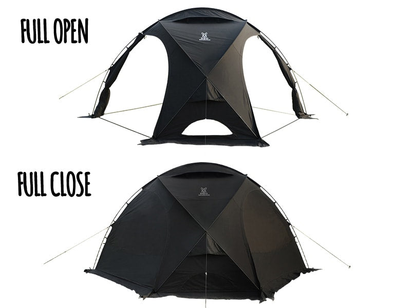 DoD Fire Base 8 person Tent - Black