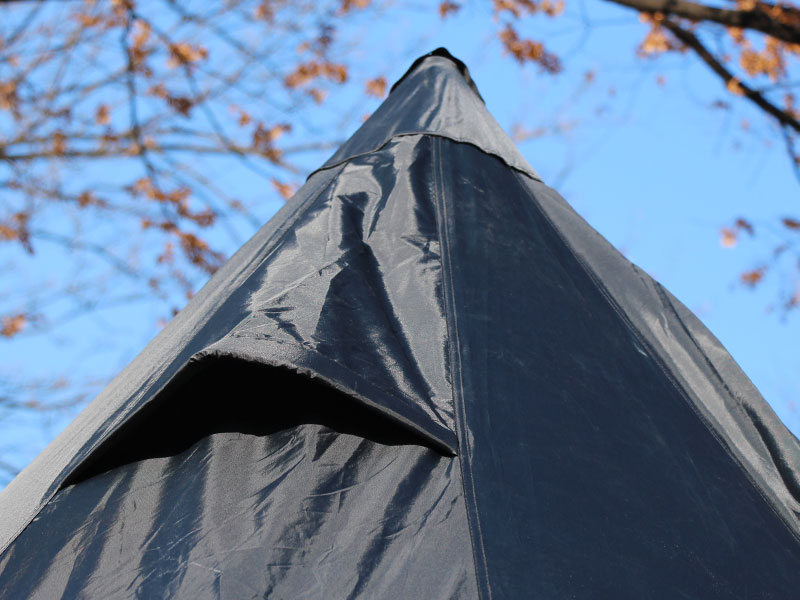 DoD One Pole 8 person Tent (L) - Black