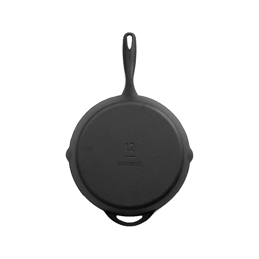 Barebones 12"Cast Iron Skillet (bottom view)