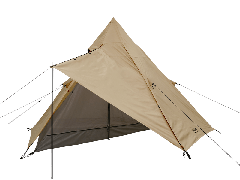 DoD Riders's One Pole 1 person Tent - Tan