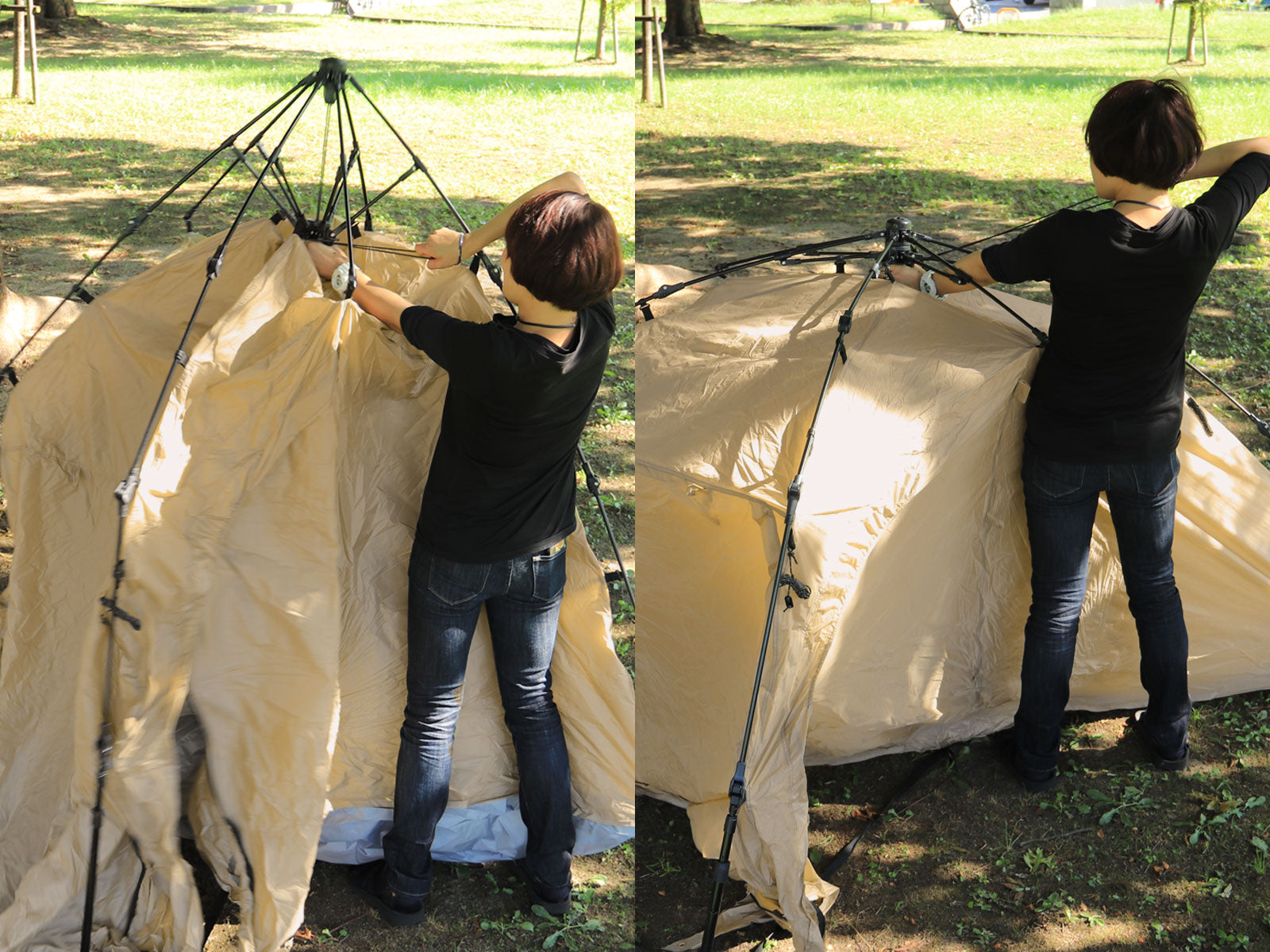 DoD Rider's Bike In 2 person Tent