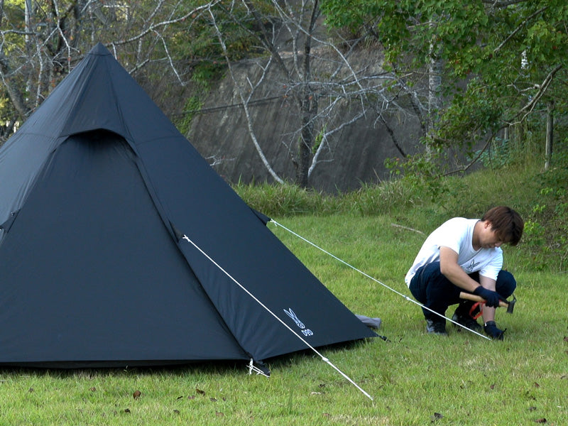 DoD One Pole 3 person Tent (S) - Black