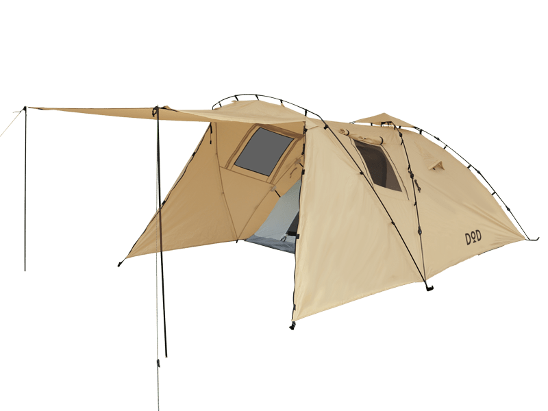 DoD Rider's Tandem 4 person Tent - Tan