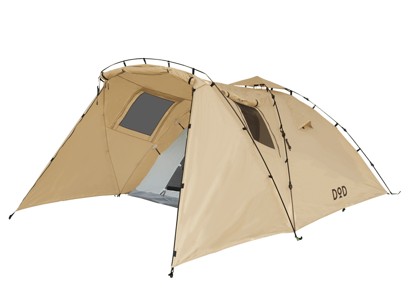 DoD Rider's Tandem 4 person Tent - Tan