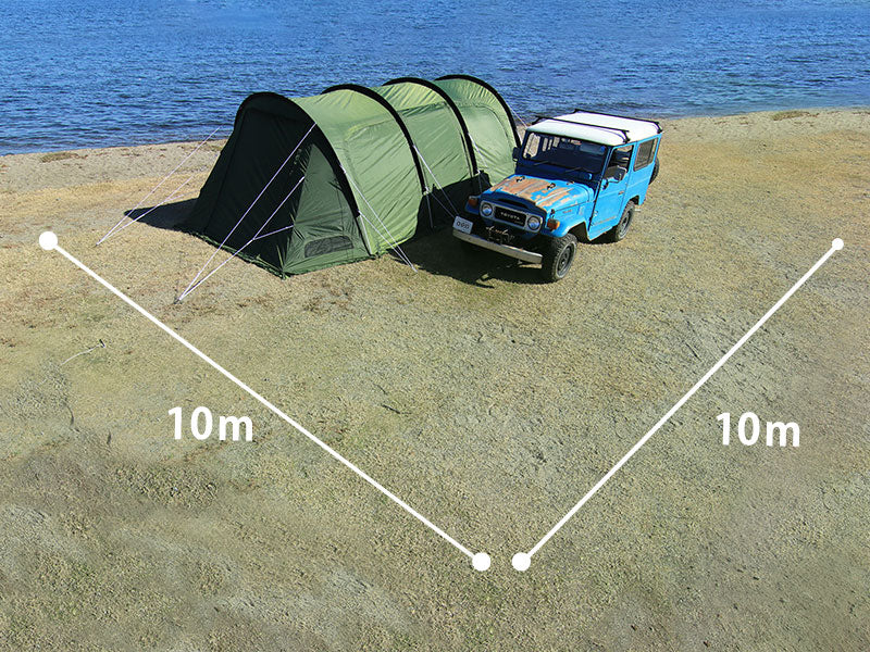 DoD Kamaboko 14 person Tent 3 L - Tan