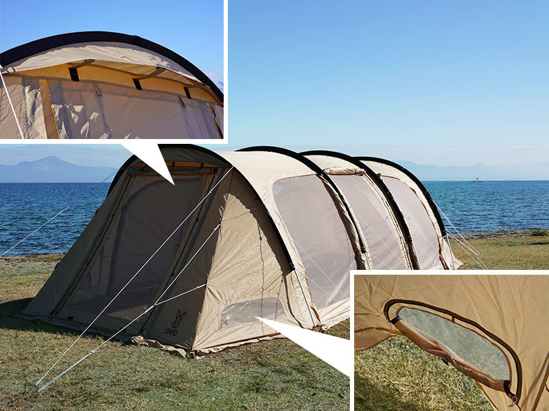 DoD Kamaboko 14 person Tent 3 L - Tan
