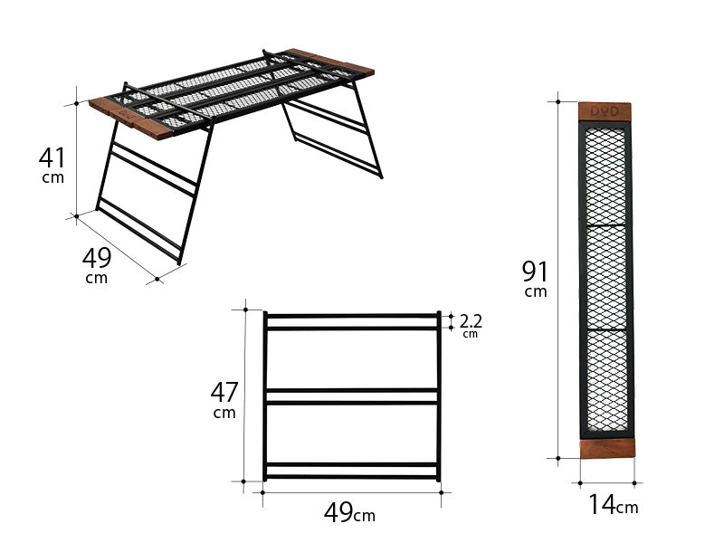 DoD Tequila Table - Black