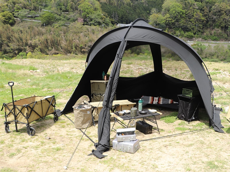 DoD Fire Base 8 person Tent - Black